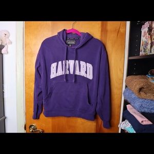 HARVARD PURPLE HOODIE SWEATSHIRT